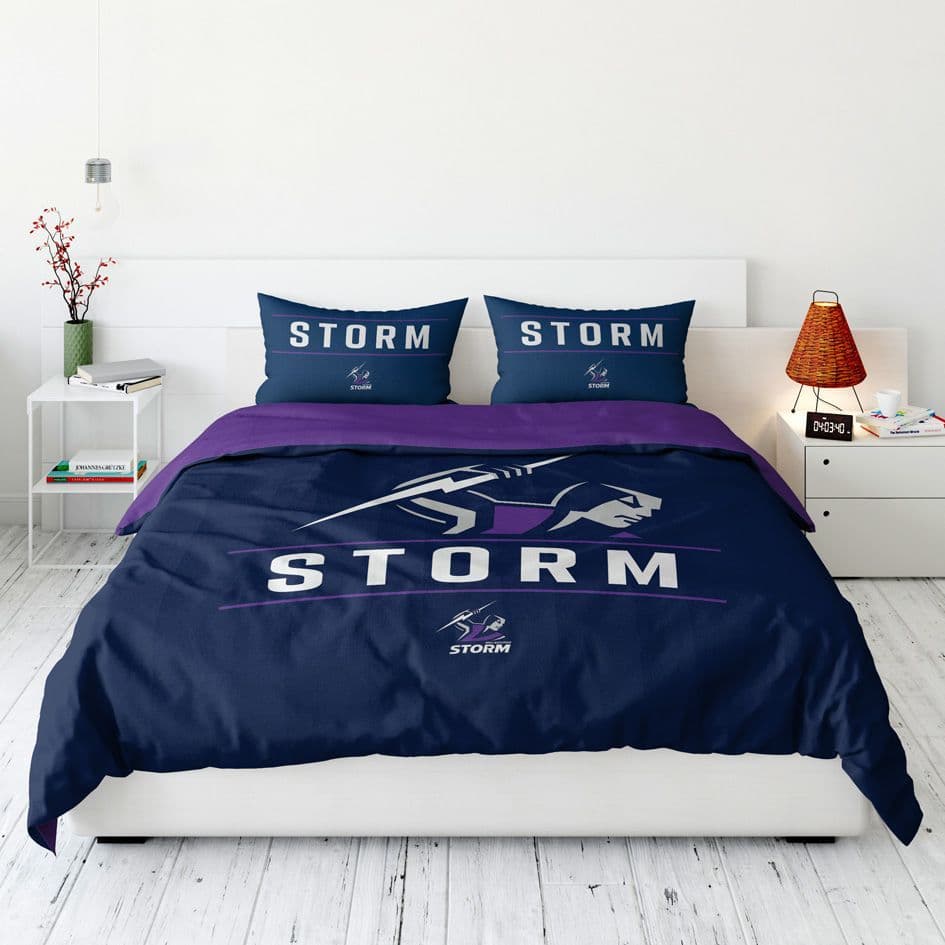 Melbourne Storm 2026 NRL King Quilt Set