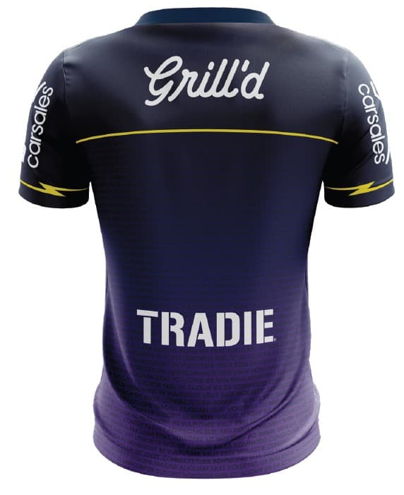 Melbourne Storm 2025 NRL Mens Warm Up Shirt - Image 2