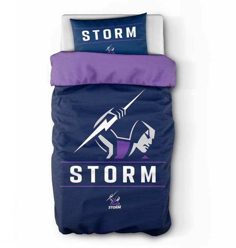 Melbourne Storm 2026 NRL Single Quilt Set