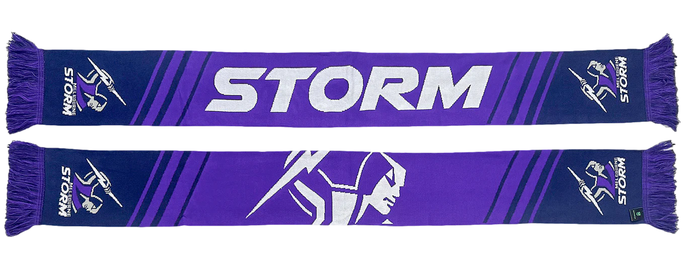 Melbourne Storm 2026 NRL Adults Velocity Scarf - Image 2