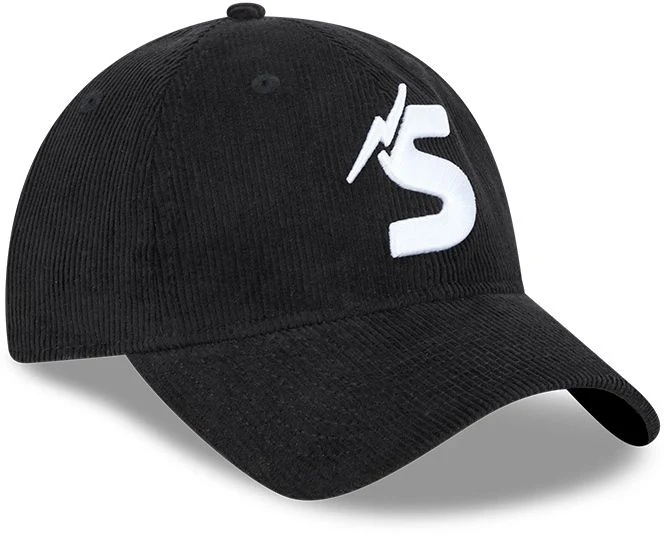 Melbourne Storm 2026 NRL Black / White Corduroy 9Twenty Cap - Image 2