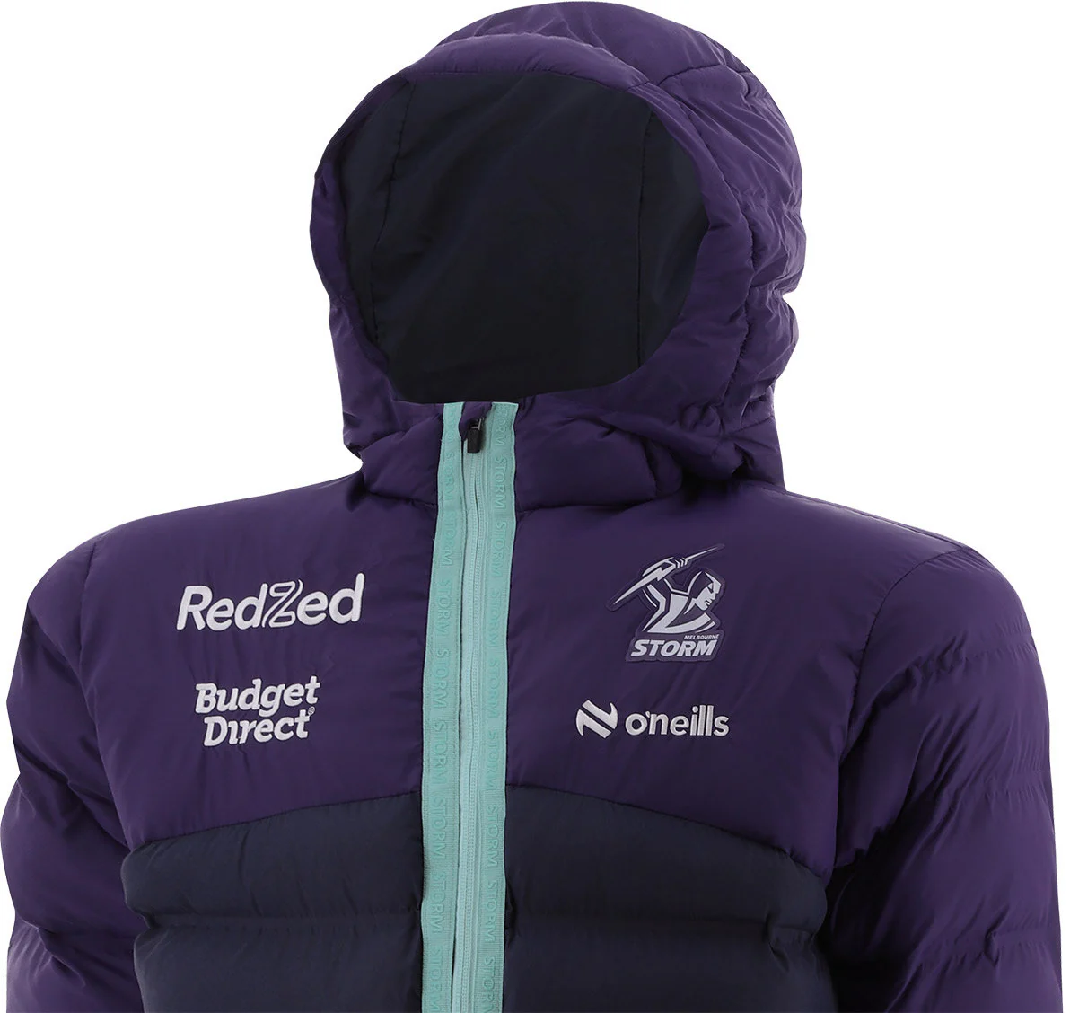 Melbourne Storm 2026 NRL Mens Hooded Padded Jacket - Image 3