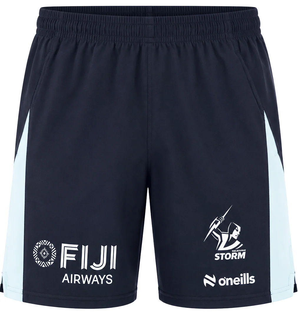 Melbourne Storm 2026 NRL Mens Training Gym Shorts