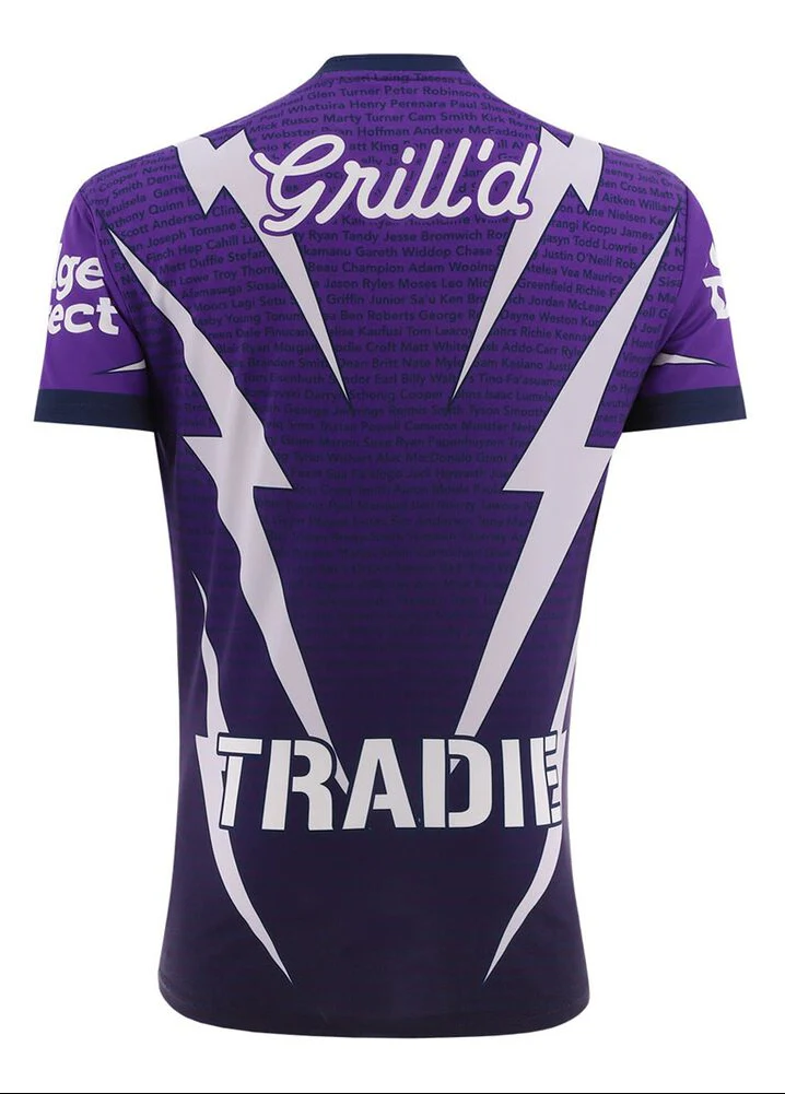 Melbourne Storm 2026 NRL Mens Warm Up Shirt - Image 2