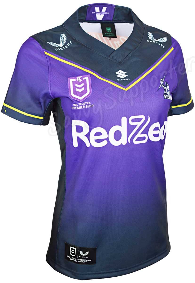 Melbourne Storm Ladies NRL Home Jersey - Image 2