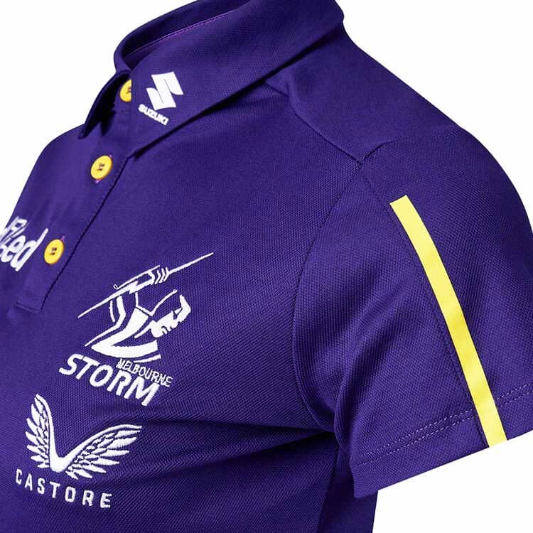 Melbourne Storm NRL Ladies Media Polo Shirt - Image 5