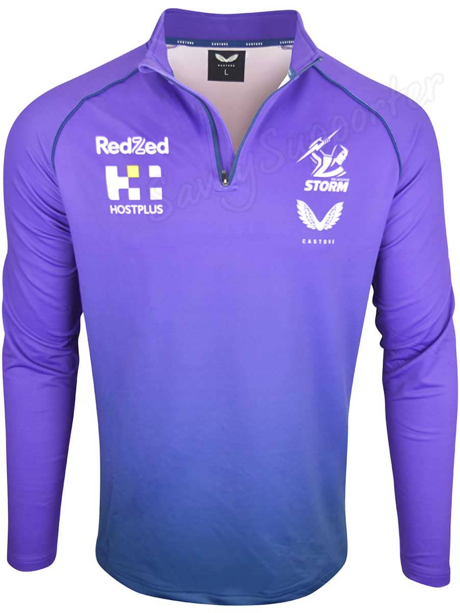 Melbourne Storm NRL Mens 1/4 Zip Mid Layer - Image 3