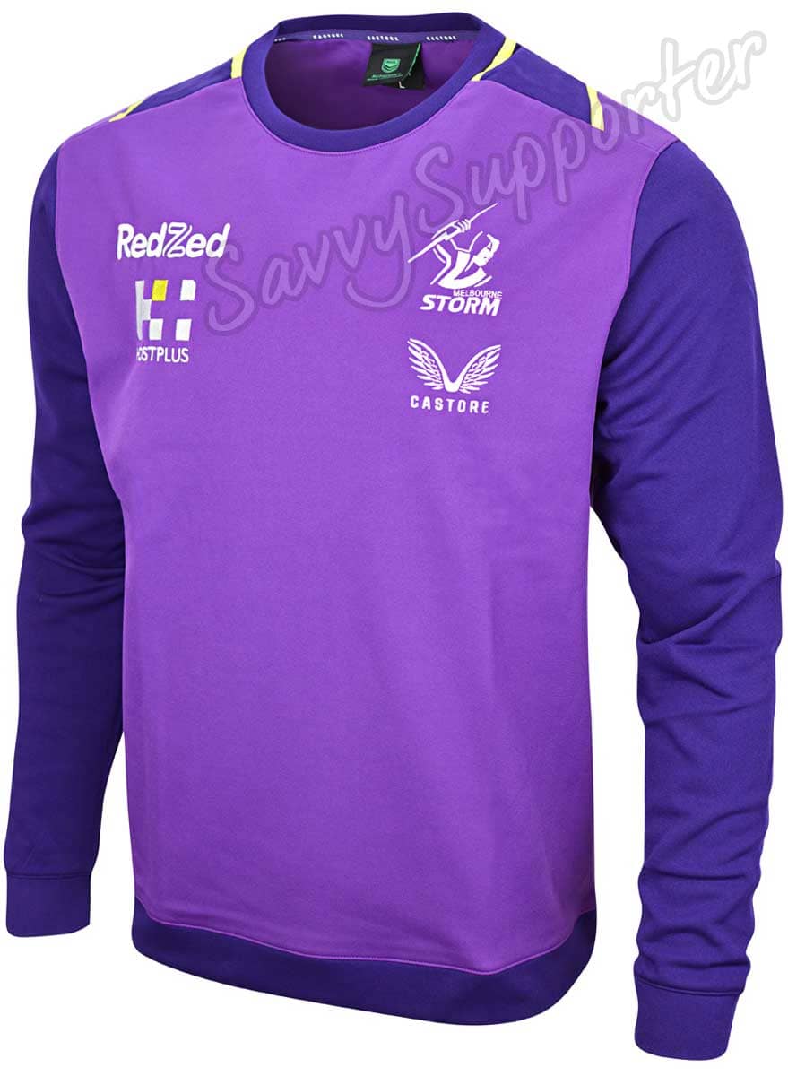 Melbourne Storm NRL Mens Crew Jumper - Image 4