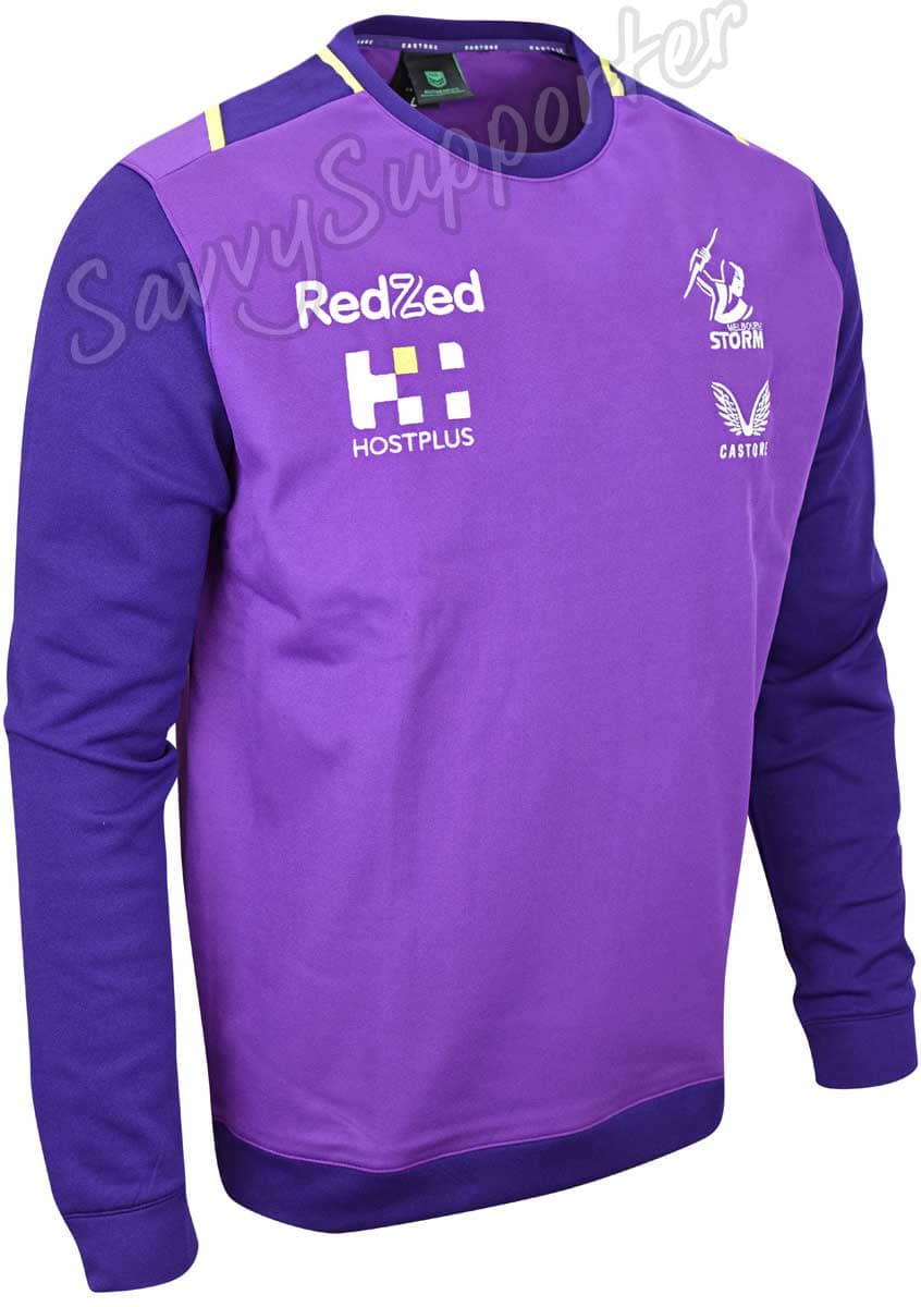 Melbourne Storm NRL Mens Crew Jumper - Image 5