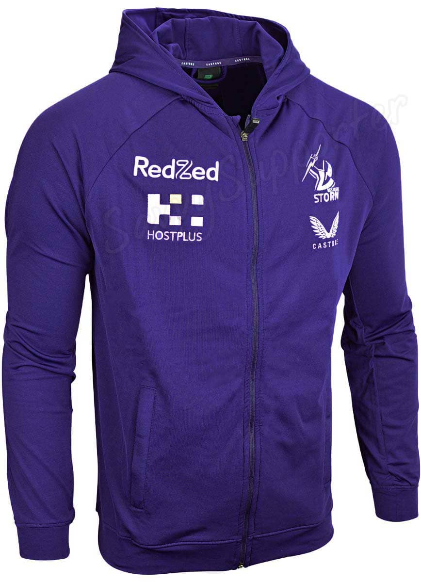 Melbourne Storm NRL Mens Training Zip Through Jacket - Image 4