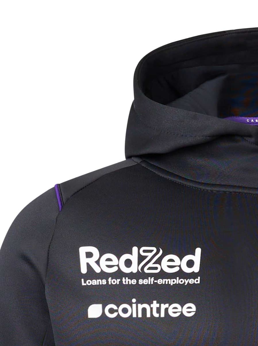 Melbourne Storm NRL Mens Training Zip Thru Jacket Hoody - Image 3