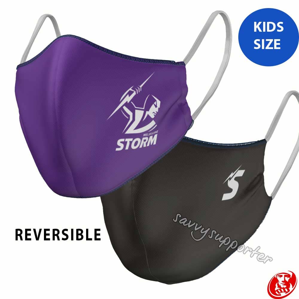 Melbourne Storm NRL Reversible Face Mask - Image 6