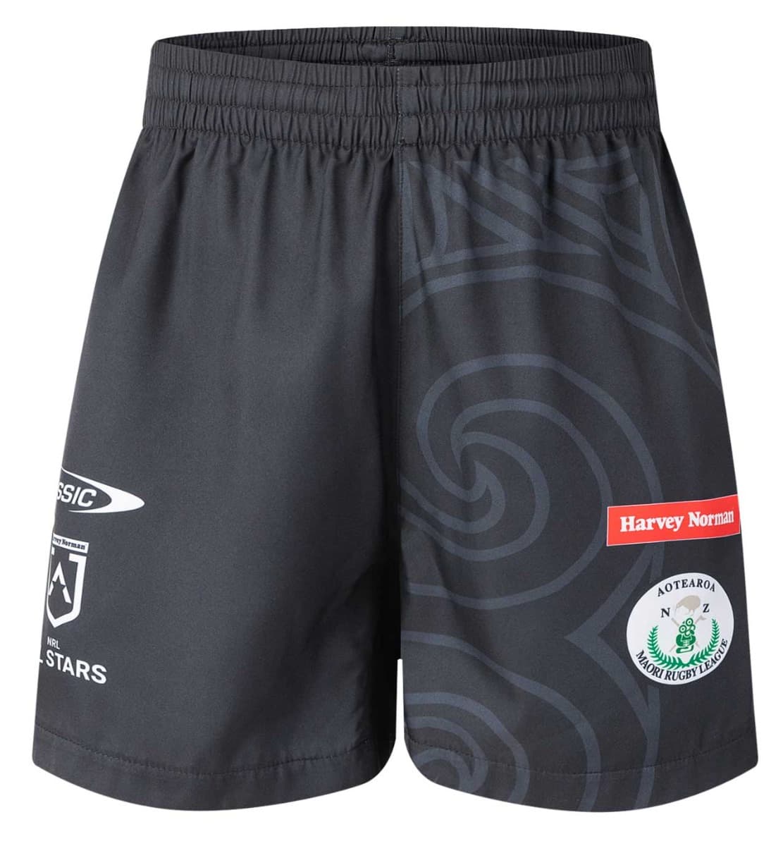 New Zealand Maori All Stars NRL Kids Gym Training Shorts