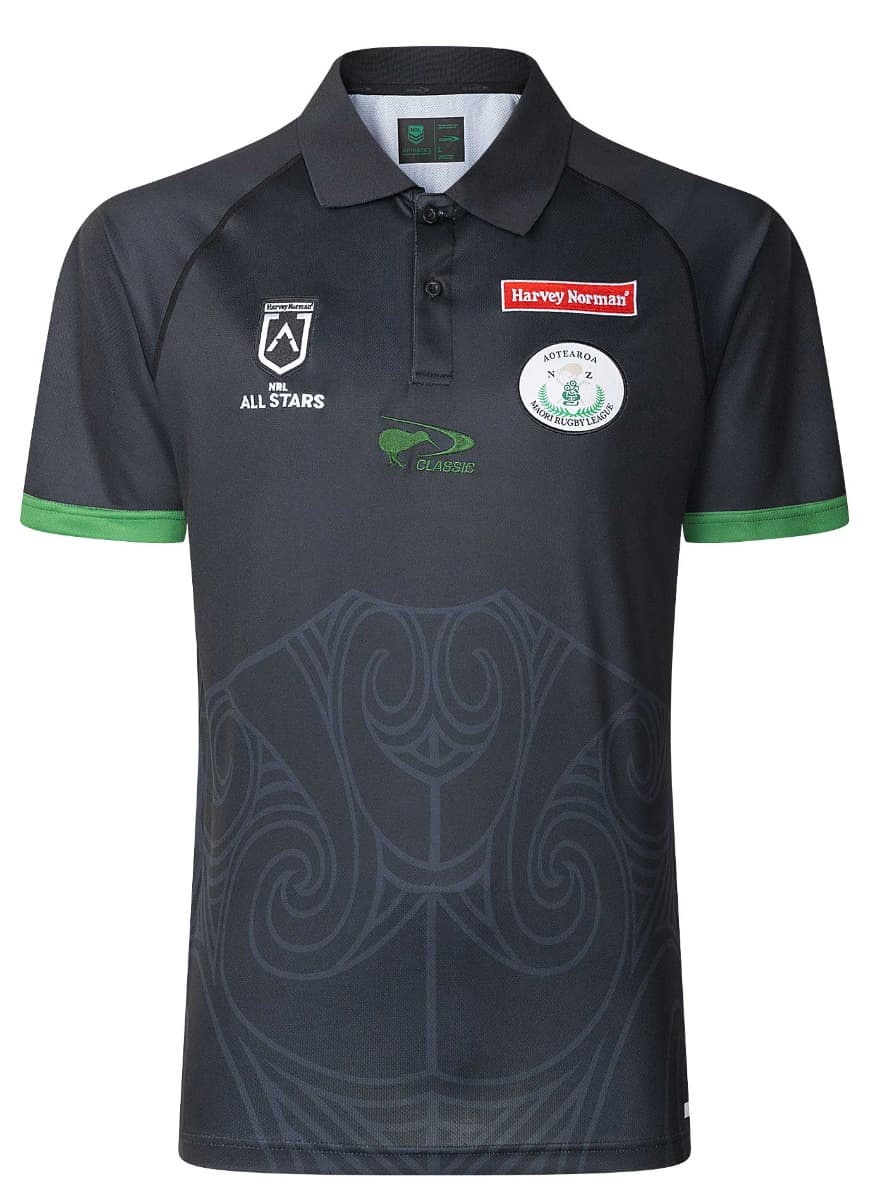 New Zealand Maori All Stars NRL Mens Polo Shirt