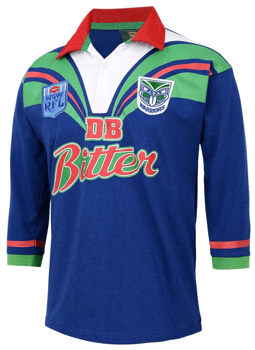 New Zealand Warriors 1993 NRL Mens Retro Jersey