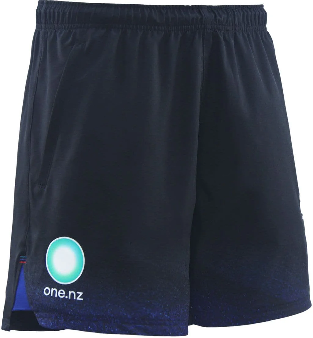 New Zealand Warriors 2025 NRL Mens Black Gym Shorts - Image 4