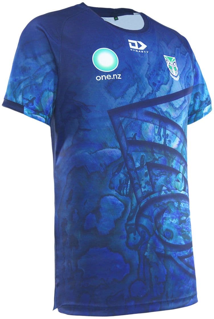 New Zealand Warriors 2025 NRLW Mens Warm Up Shirt - Image 3