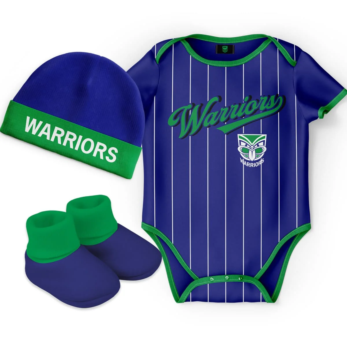 New Zealand Warriors 2026 NRL Toddler 3pc Lullaby Gift Set