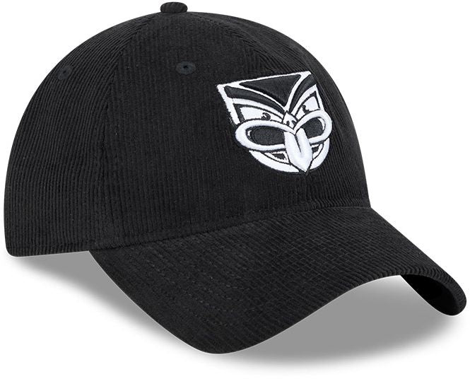 New Zealand Warriors 2026 NRL Black / White Corduroy 9Twenty Cap - Image 2