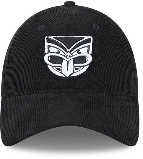 New Zealand Warriors 2026 NRL Black / White Corduroy 9Twenty Cap - Image 3