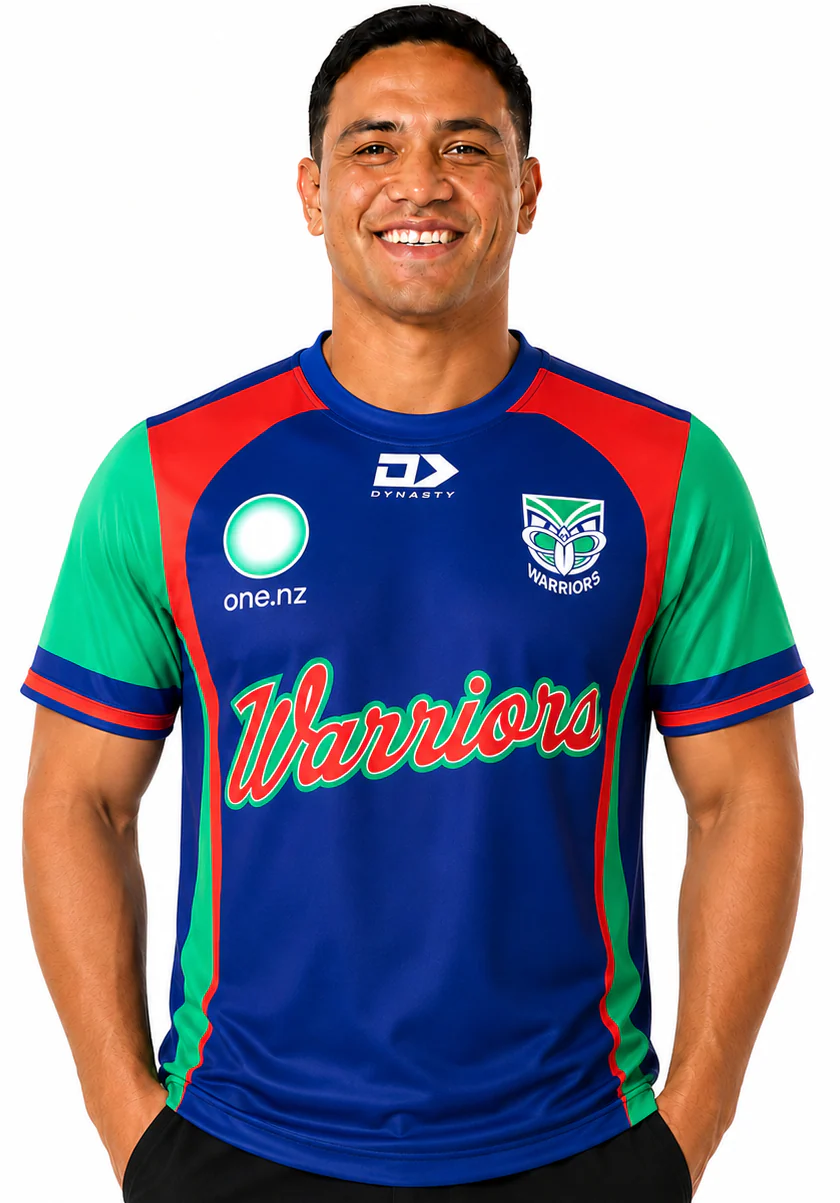 New Zealand Warriors 2026 NRL Mens Warm Up Tee - Image 2