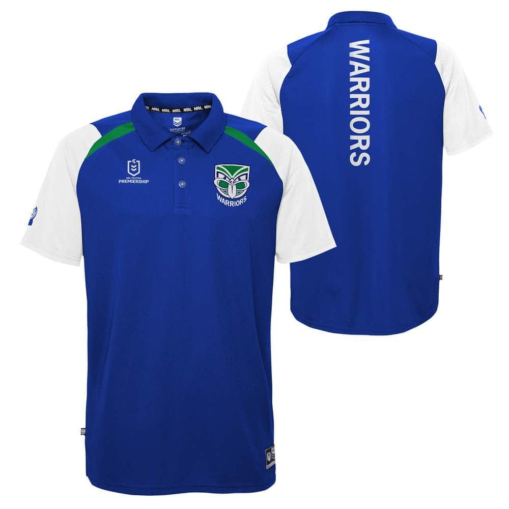 New Zealand Warriors Mens Performance Polo Shirt - Image 3