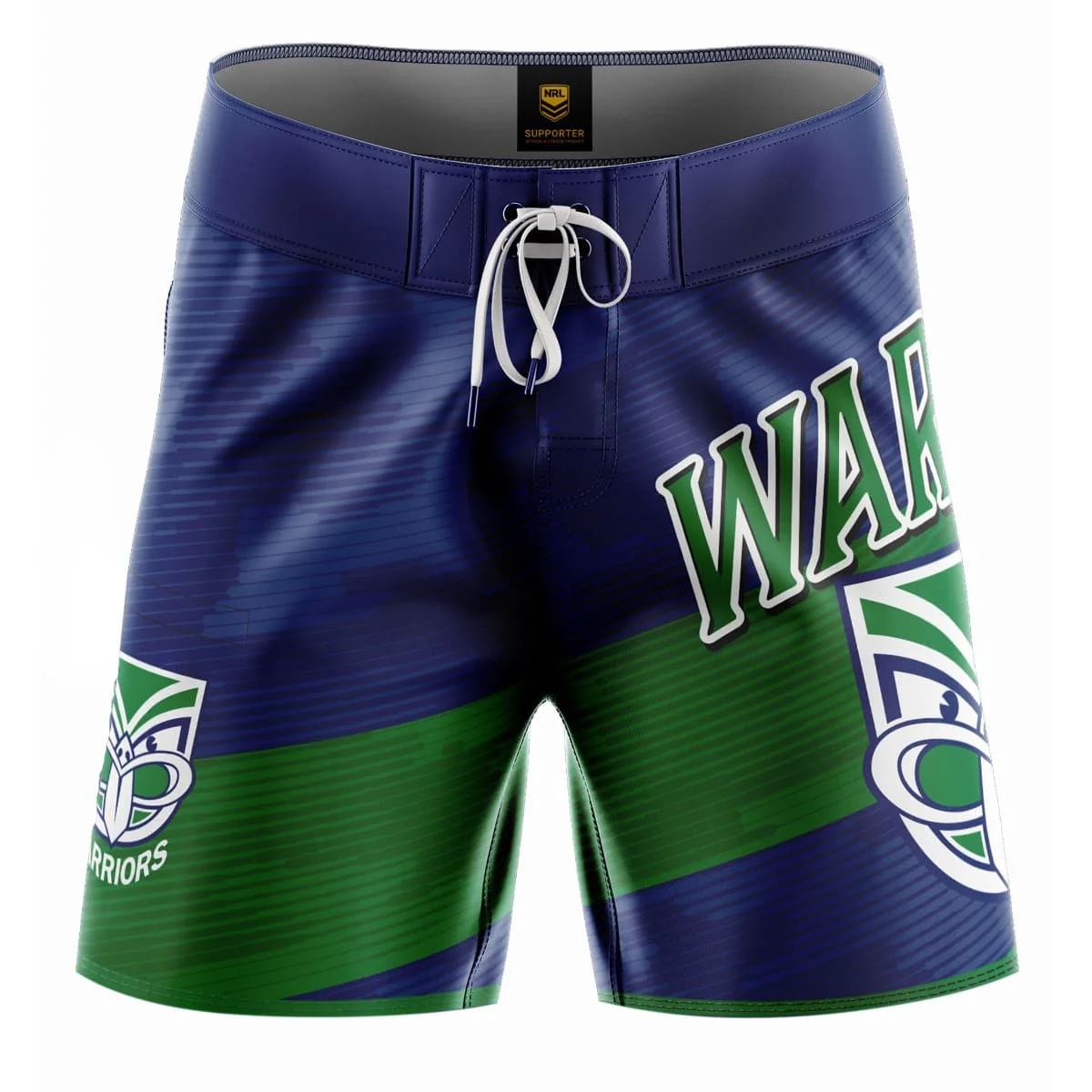 New Zealand Warriors NRL Mens Barrel Board Shorts - Image 2