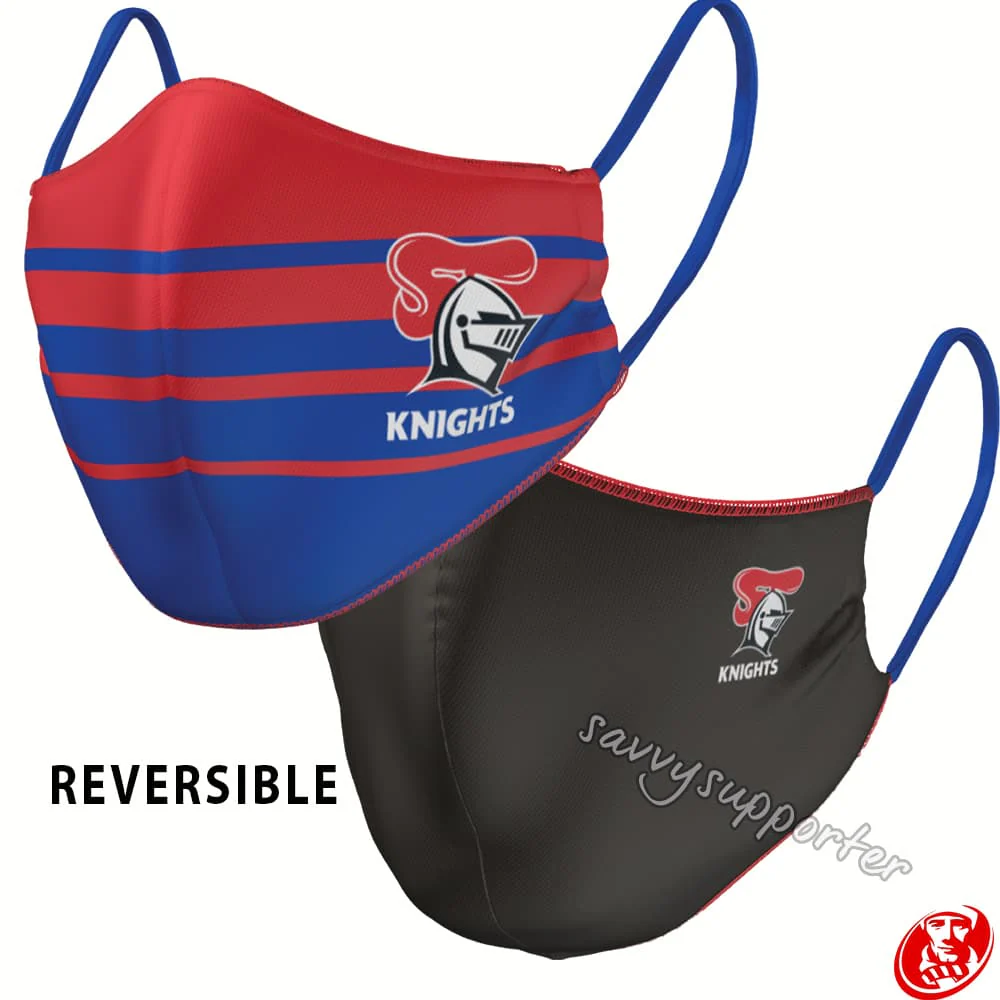 Newcastle Knights NRL Reversible Face Mask - Image 4
