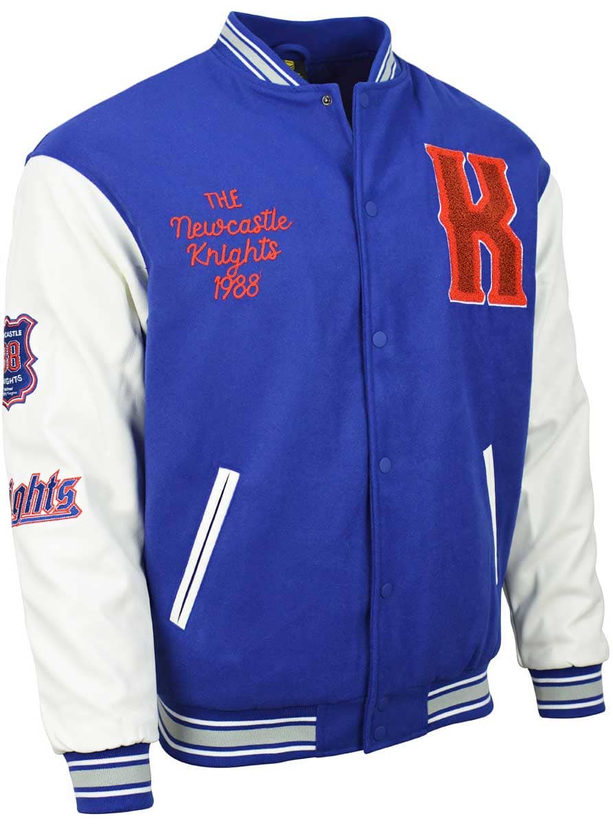 Newcastle Knights NRL Mens Varsity Jacket ***OVERSIZE PRODUCT*** - Image 3