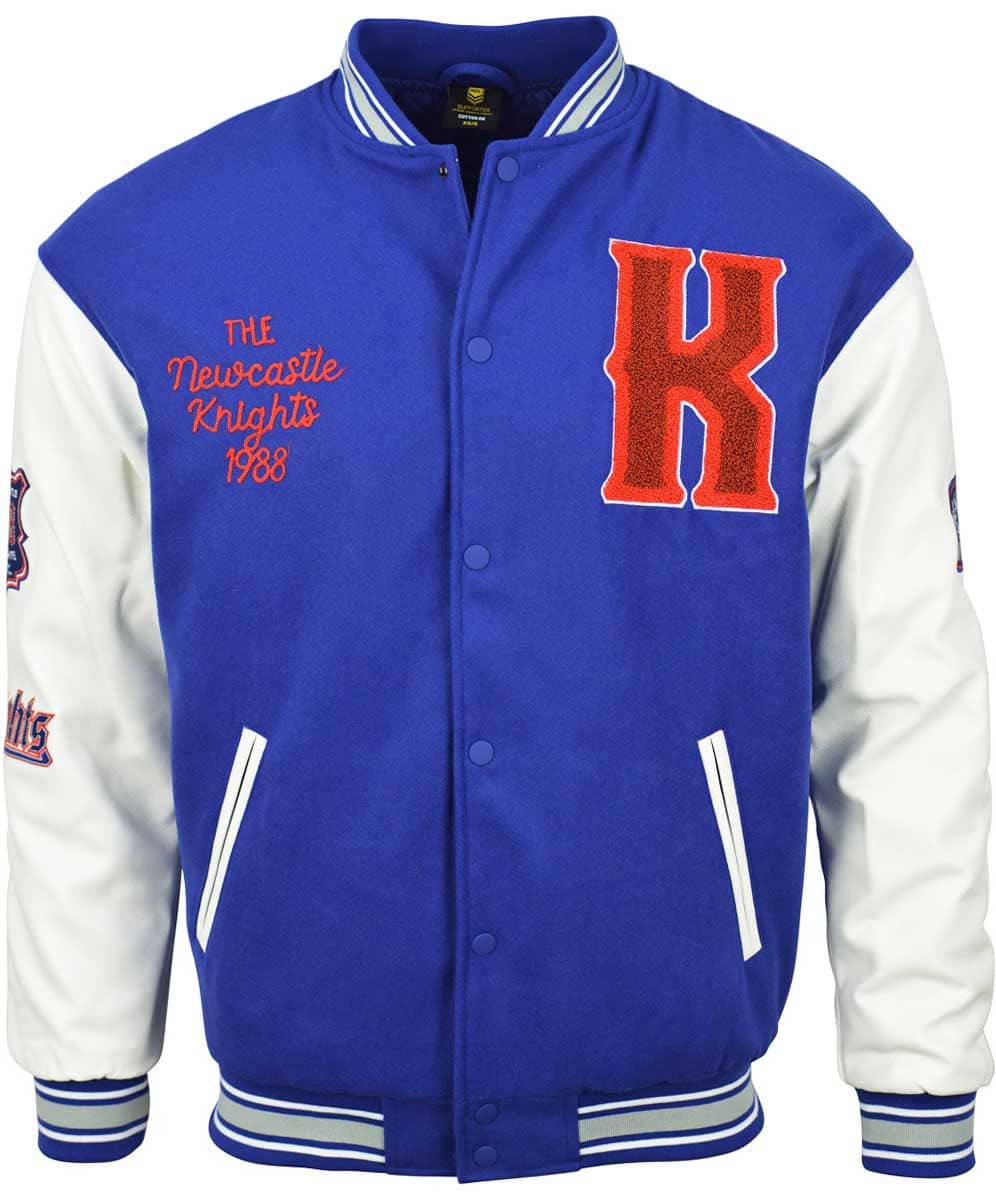 Newcastle Knights NRL Mens Varsity Jacket ***OVERSIZE PRODUCT*** - Image 5
