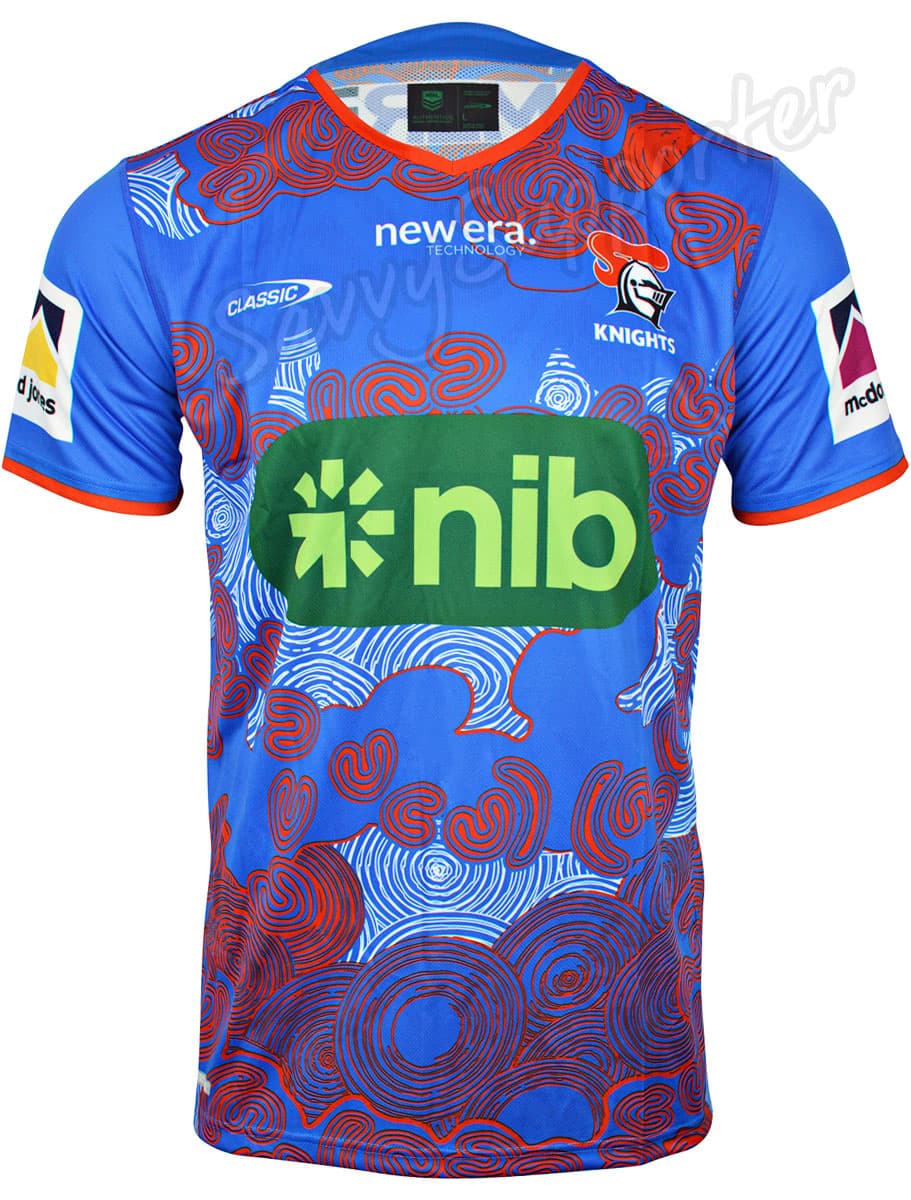 Newcastle Knights 2024 NRL Mens Warm Up Shirt - Image 3