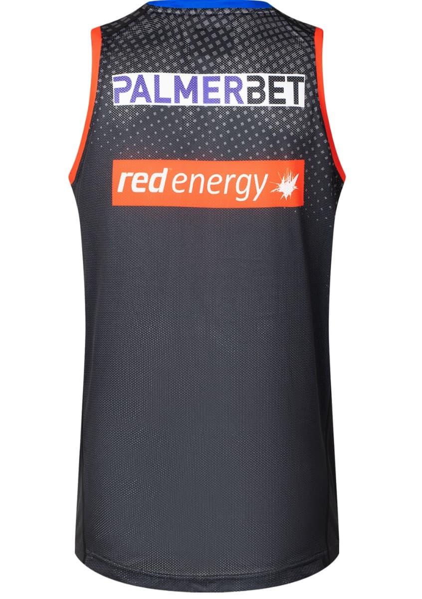 Newcastle Knights 2025 NRL Mens Black Training Singlet - Image 6
