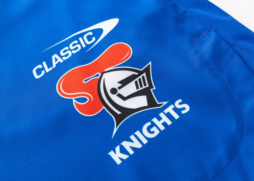 Newcastle Knights 2025 NRL Mens Royal Training Gym Shorts - Image 3