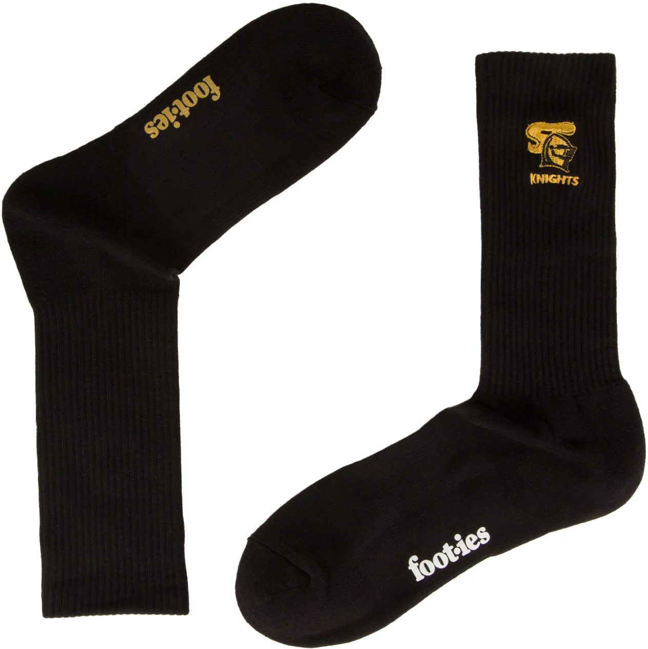 Newcastle Knights 2026 NRL Mens Black Sneaker Sock 2 Pack Size 8-13 Mens - Image 3