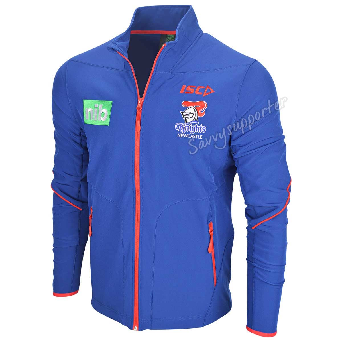 Newcastle Knights Mens Soft Shell Jacket - Image 4