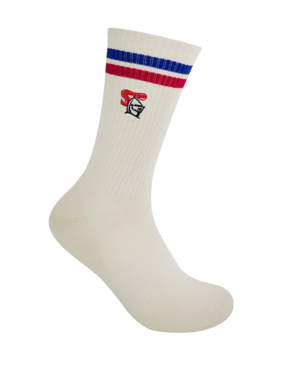 Newcastle Knights NRL Icons Sneaker 2 Sock Pack - Image 4
