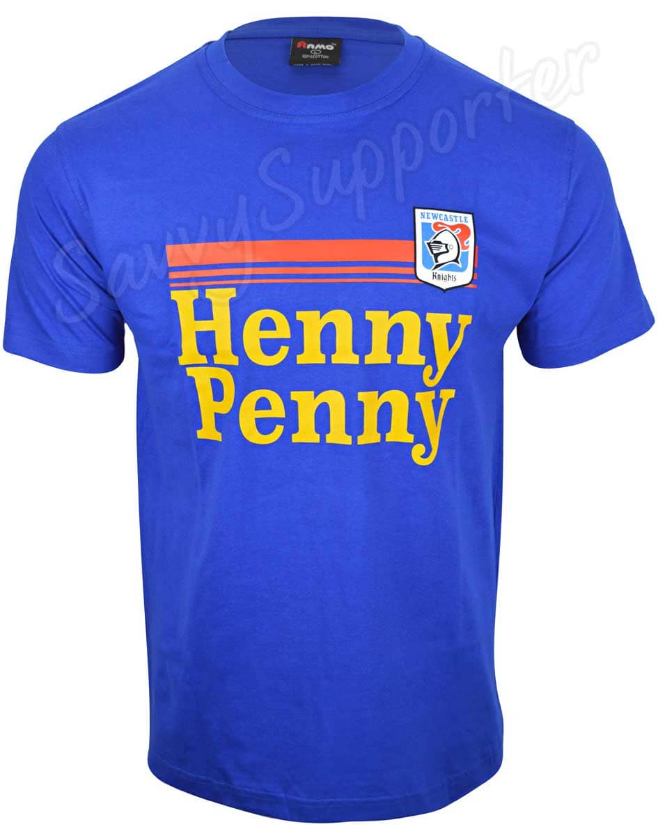 Newcastle Knights NRL Mens 1988 Cotton Retro Tee - Image 3