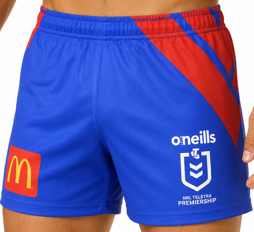 Newcastle Knights NRL Mens Home Playing Shorts - Image 2