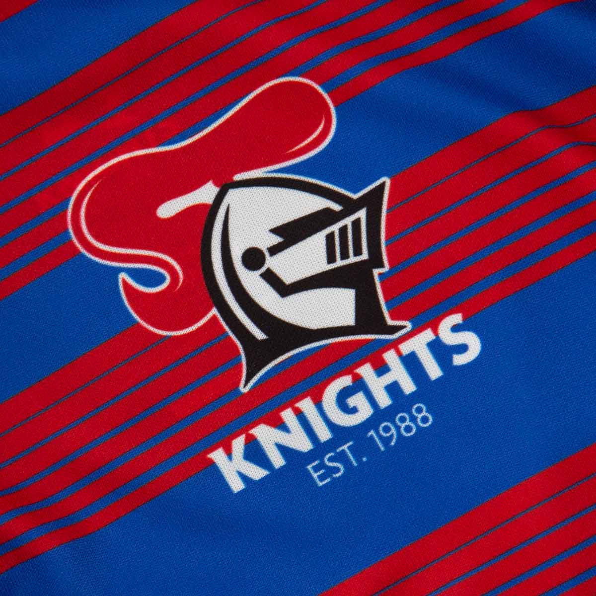 Newcastle Knights NRL Mens Navy Media Polo Shirt - Image 4