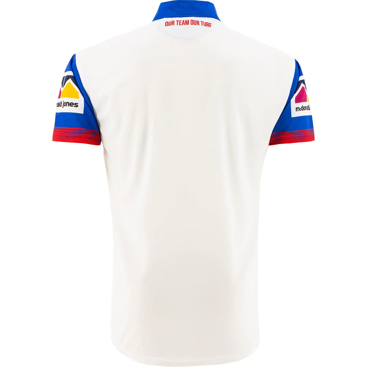 Newcastle Knights NRL White Media Polo Shirt - Image 2