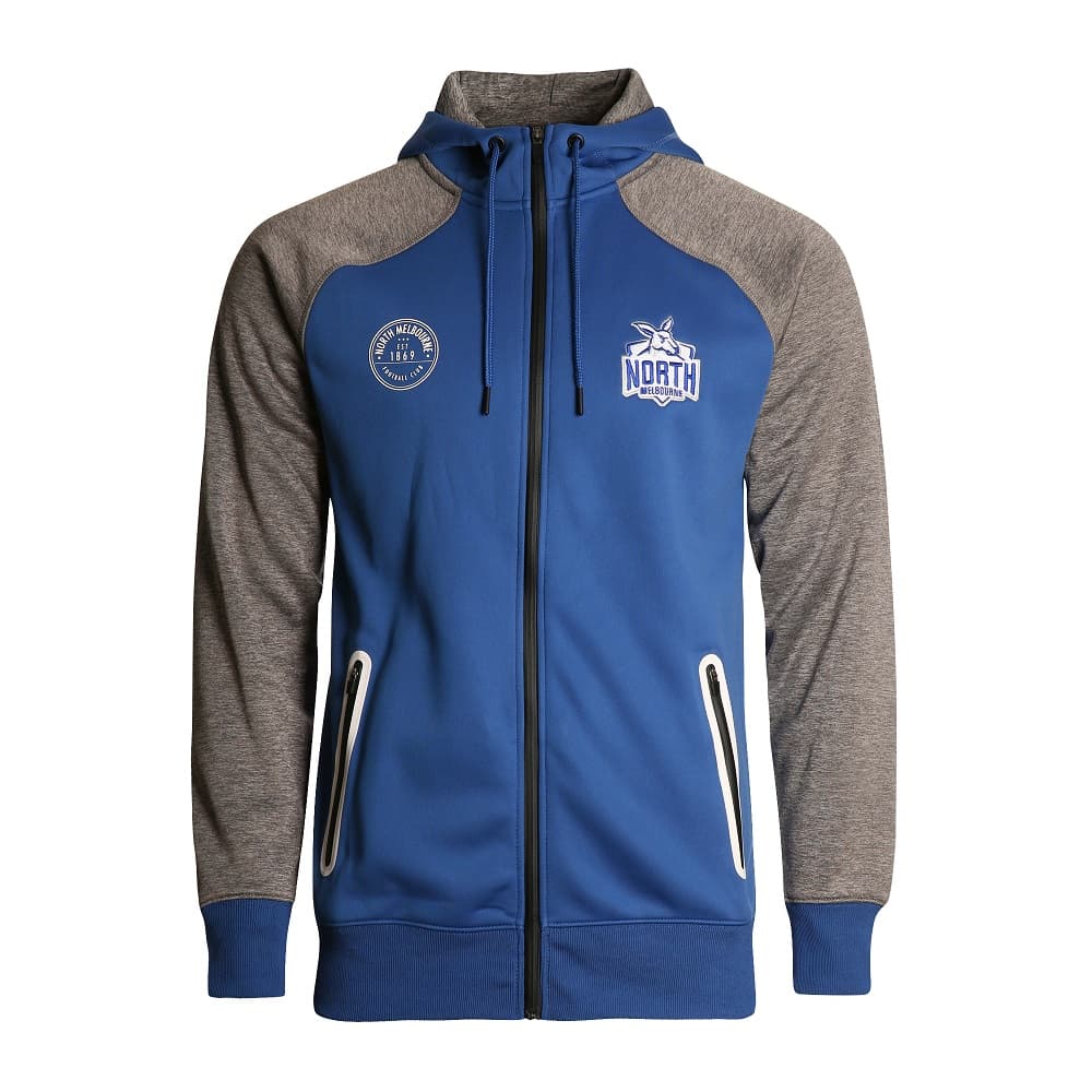 North Melbourne Kangaroos AFL Mens Premium Fleece Hoody - Image 5