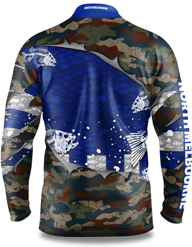 North Melbourne Kangaroos AFL Fishing 'Skeletor' Shirt - Image 2