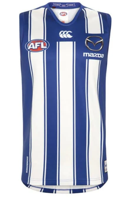 North Melbourne Kangaroos AFL Mens Home Guernsey