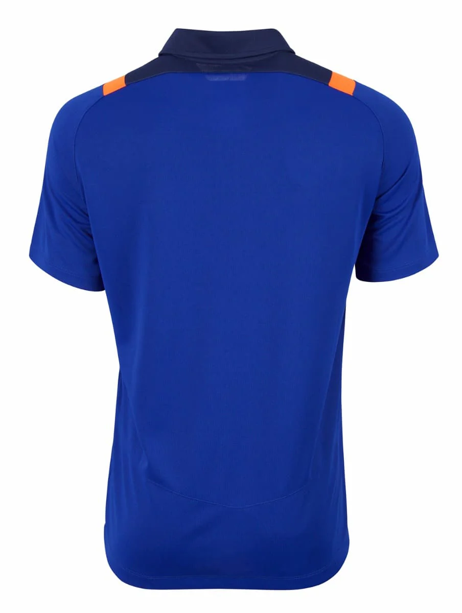 North Melbourne Kangaroos AFL Mens Media Polo Shirt - Image 3