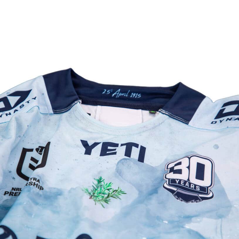 North Queensland Cowboys 2025 NRL Kids Defence / Anzac Jersey - Image 2