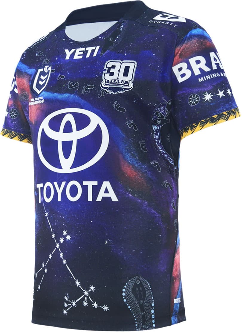 North Queensland Cowboys 2025 NRL Mens Indigenous Jersey - Image 2