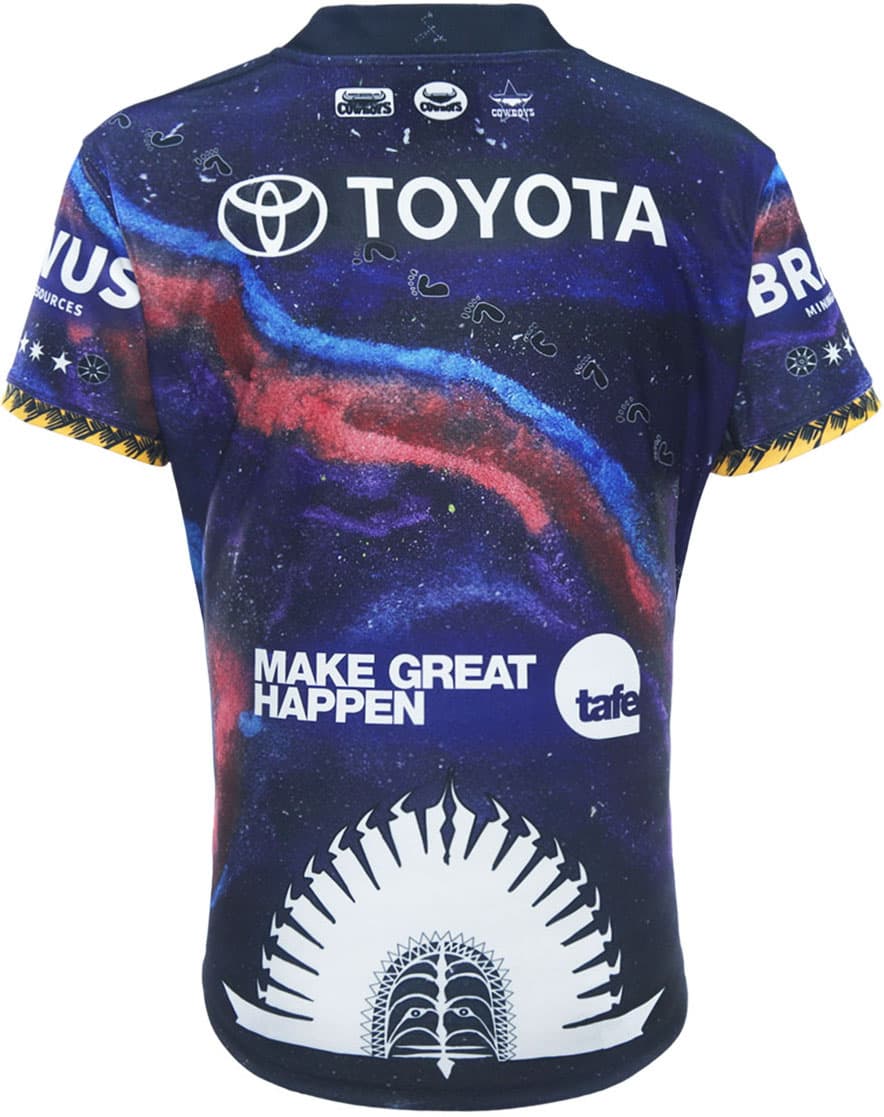North Queensland Cowboys 2025 NRL Mens Indigenous Jersey - Image 4