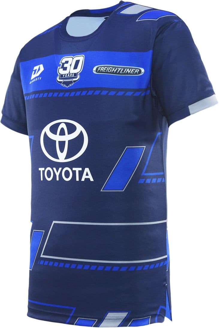 North Queensland Cowboys 2025 NRL Mens Navy Training Shirt - Image 3