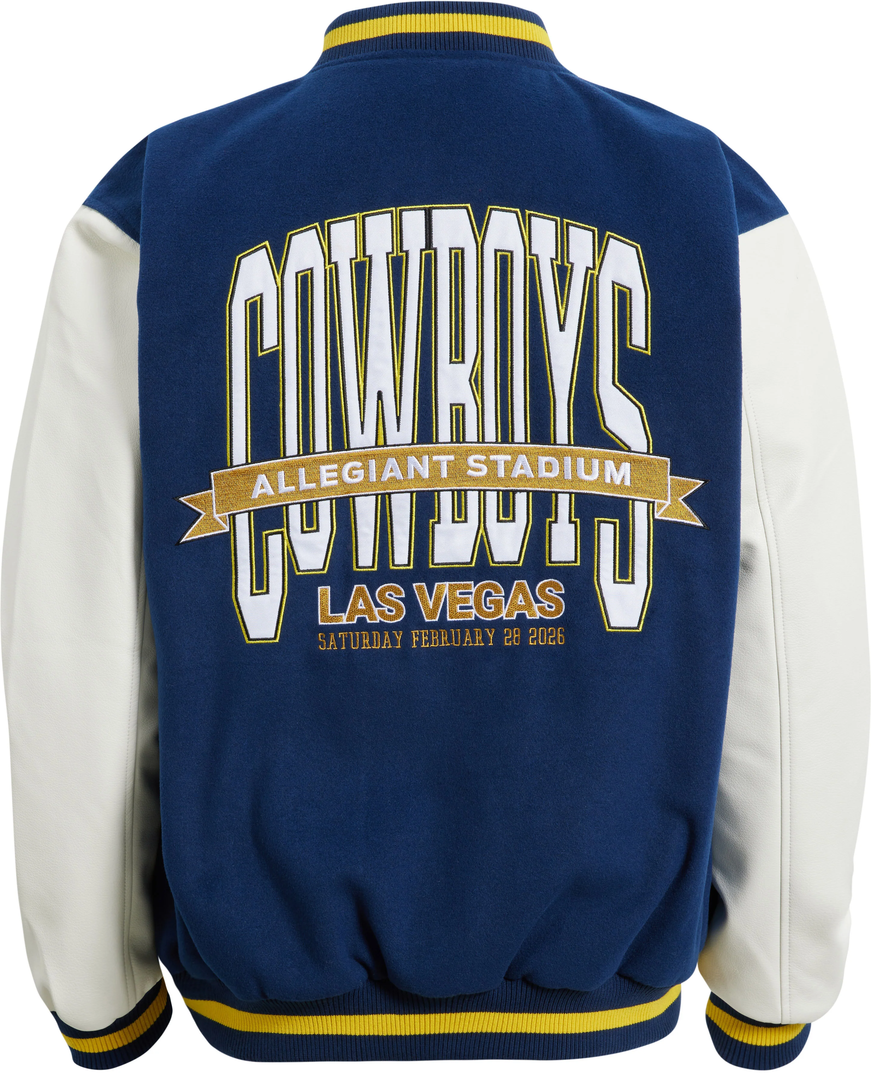 North Queensland Cowboys 2026 NRL Mens Las Vegas Varsity Jacket - Image 2