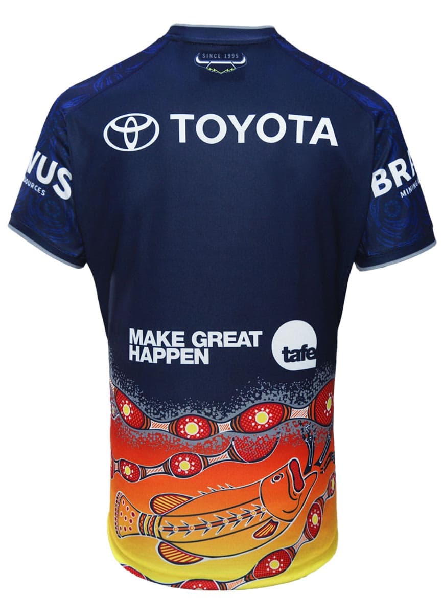 North Queensland Cowboys NRL Mens Indigenous Jersey - Image 3